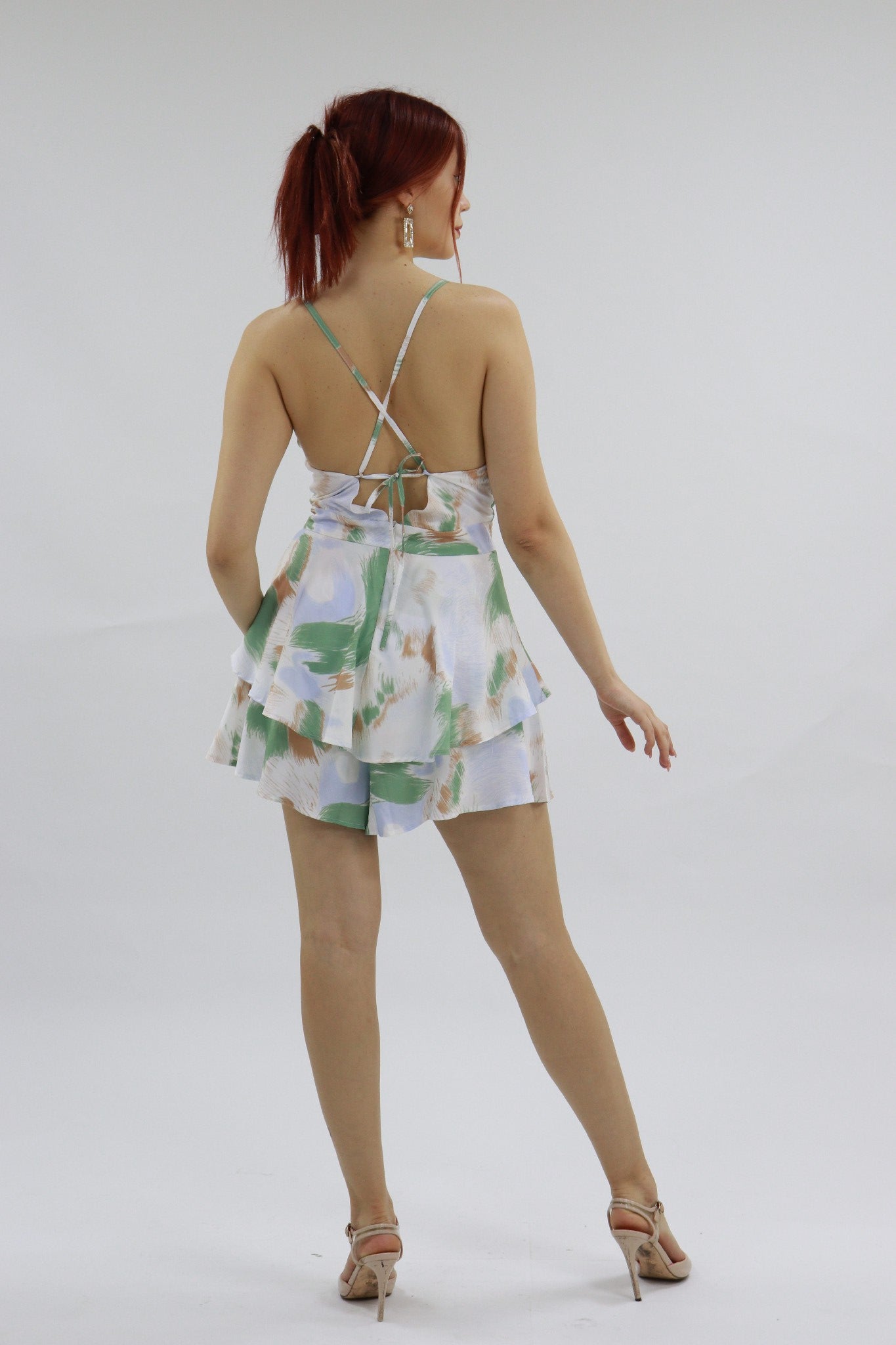 Rory Playsuit In Fern