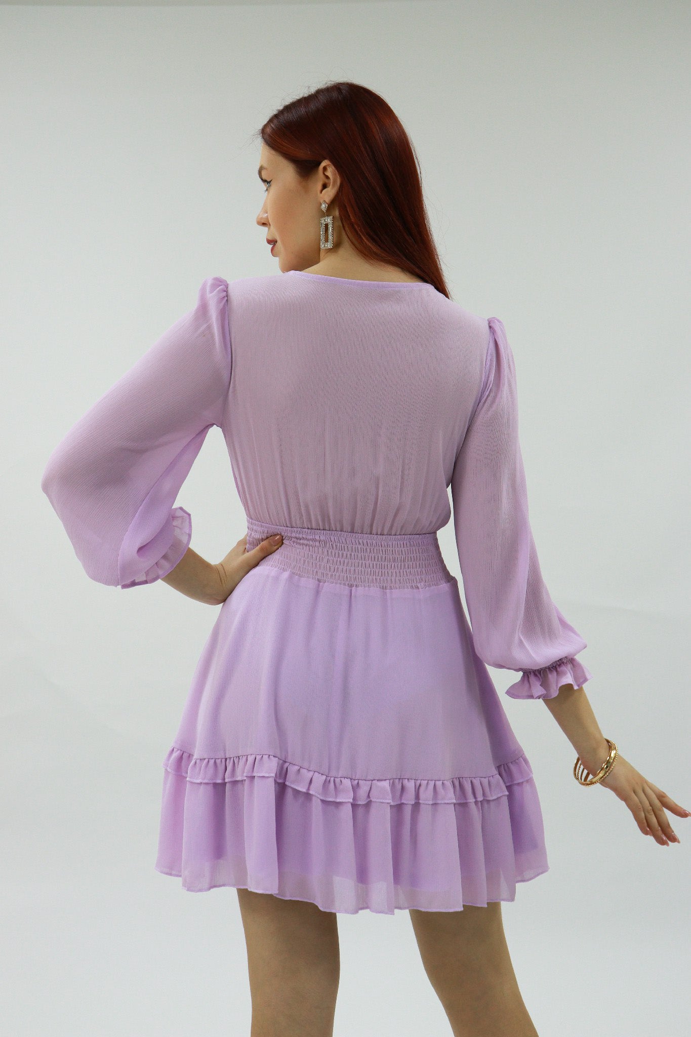 Talena Dresses In Mauve