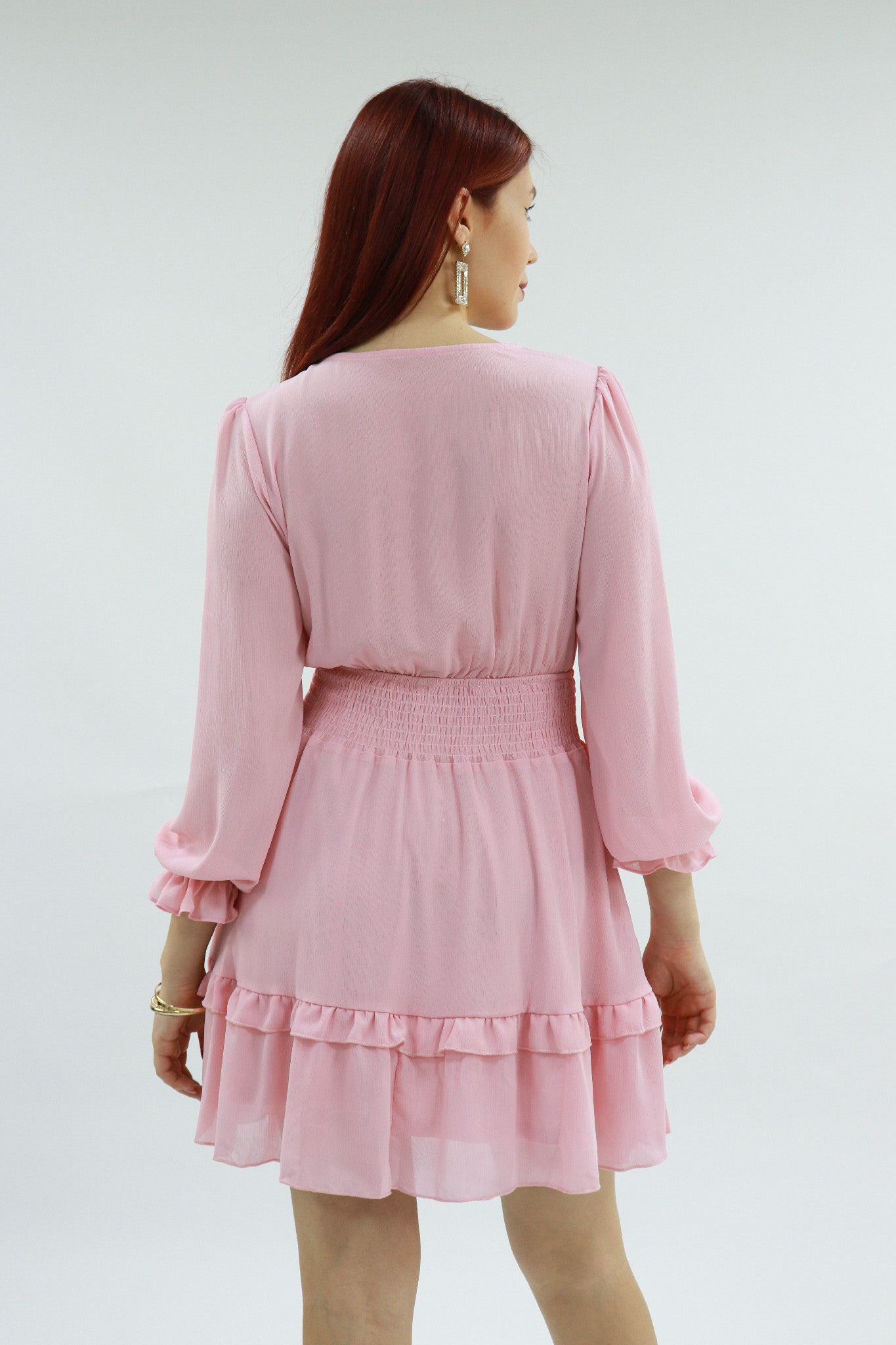 Talena Dresses In Baby Pink
